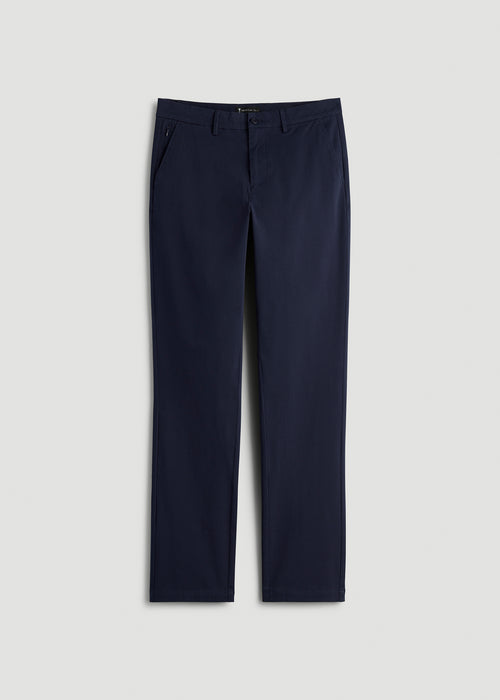 4 Way Stretch Commuter Tapered Chino Pants in Patriot Blue