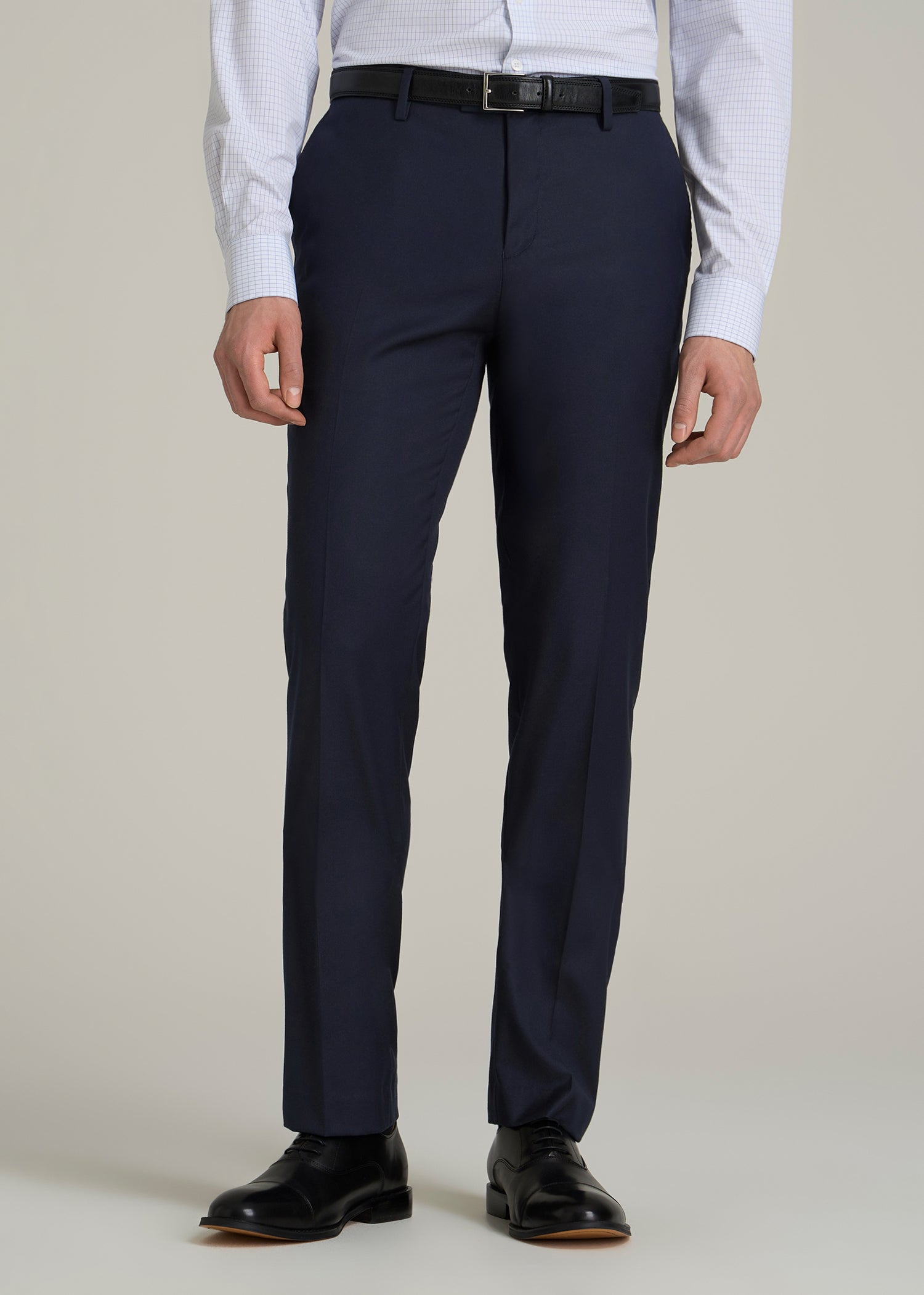 Suit Trousers for Tall Men in True Navy