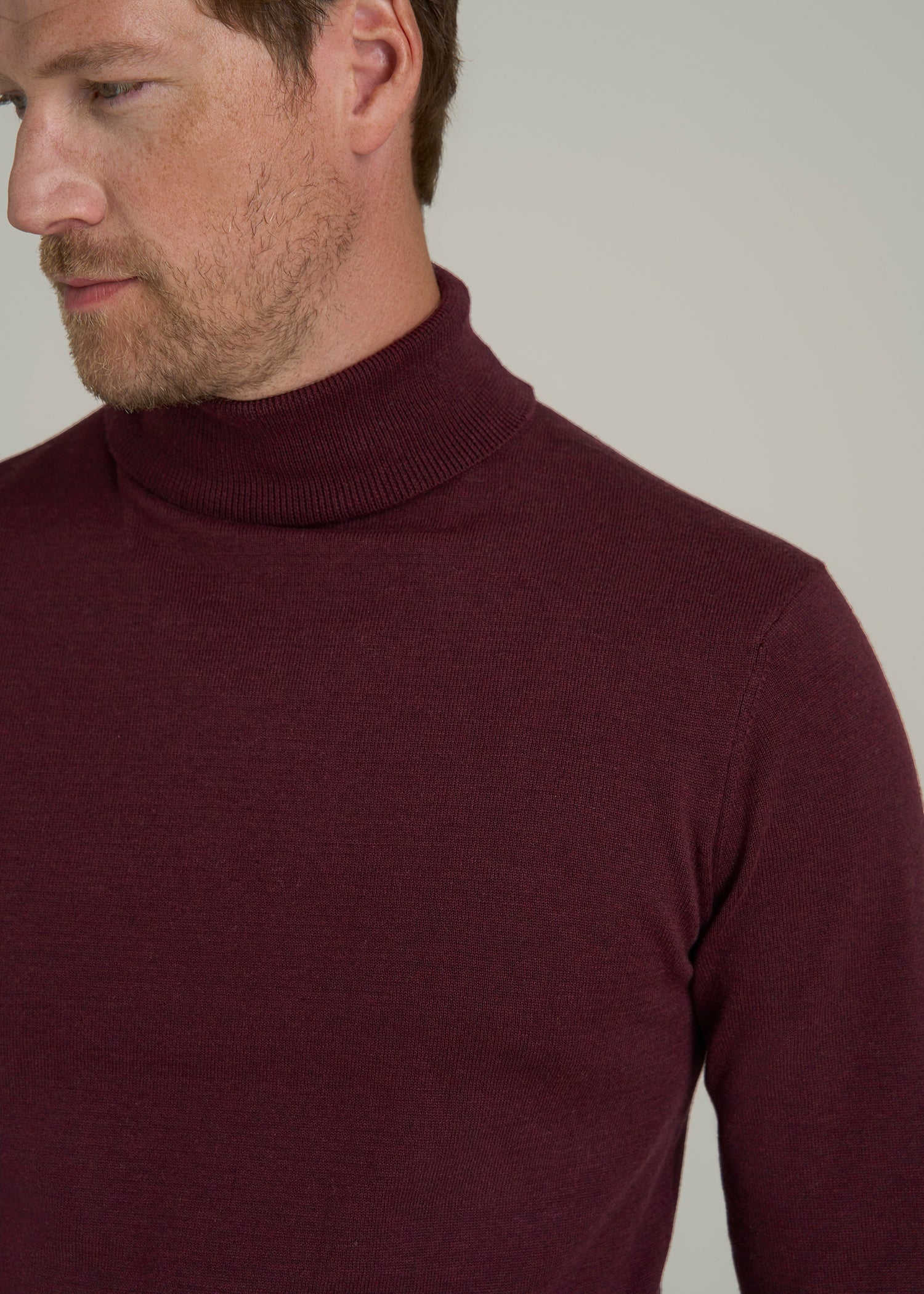 Men's Tall Turtleneck Sweater in Port Royale