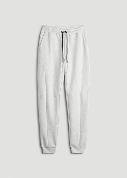 Tall Men's Tech Motion Fleece Joggers in Heather Frost