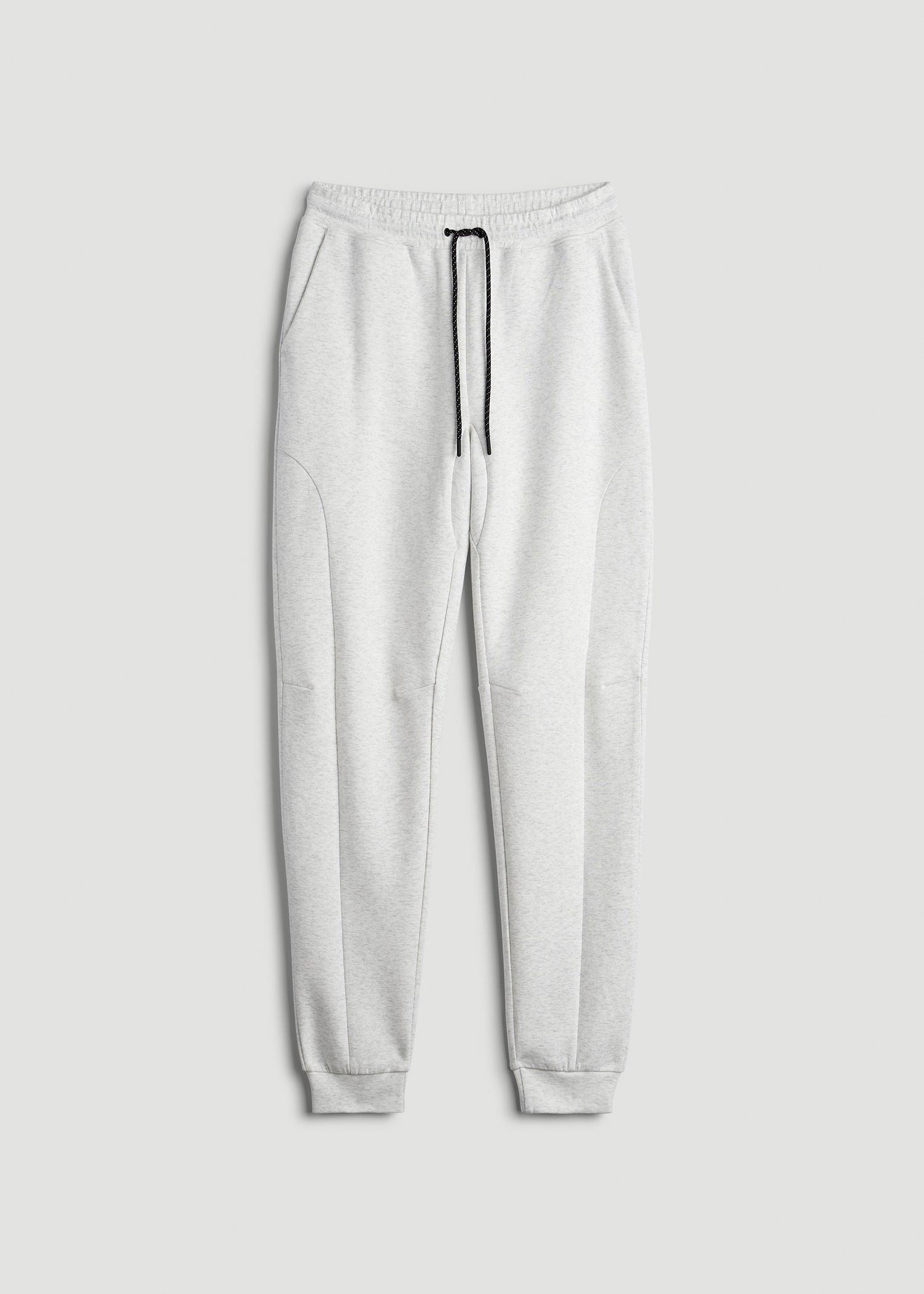 Tall Men's Tech Motion Fleece Joggers in Heather Frost