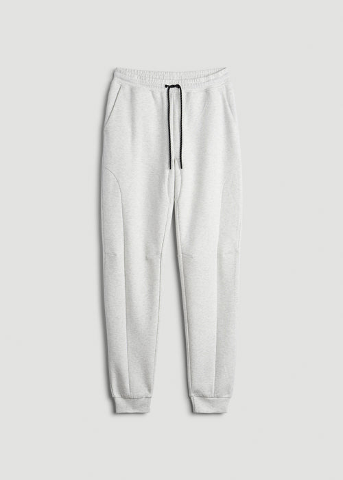 Tall Men's Tech Motion Fleece Joggers in Heather Frost